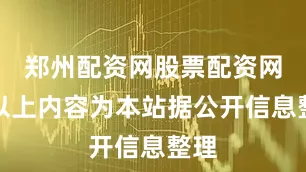 郑州配资网股票配资网址以上内容为本站据公开信息整理