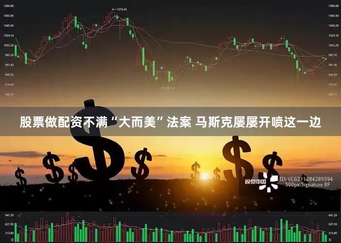 股票做配资不满“大而美”法案 马斯克屡屡开喷这一边